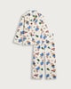 image 2 of Paddington Bear 2-Piece Pure Cotton Christmas Revere Shirt and Trousers Pyjamas Set in Multi