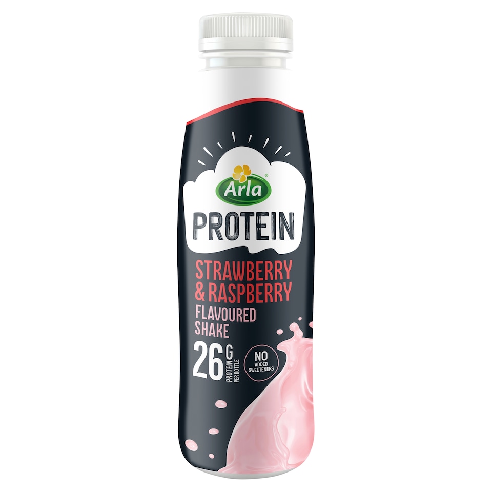 image 1 of Arla Protein Strawberry & Raspberry Milk Shake 500g