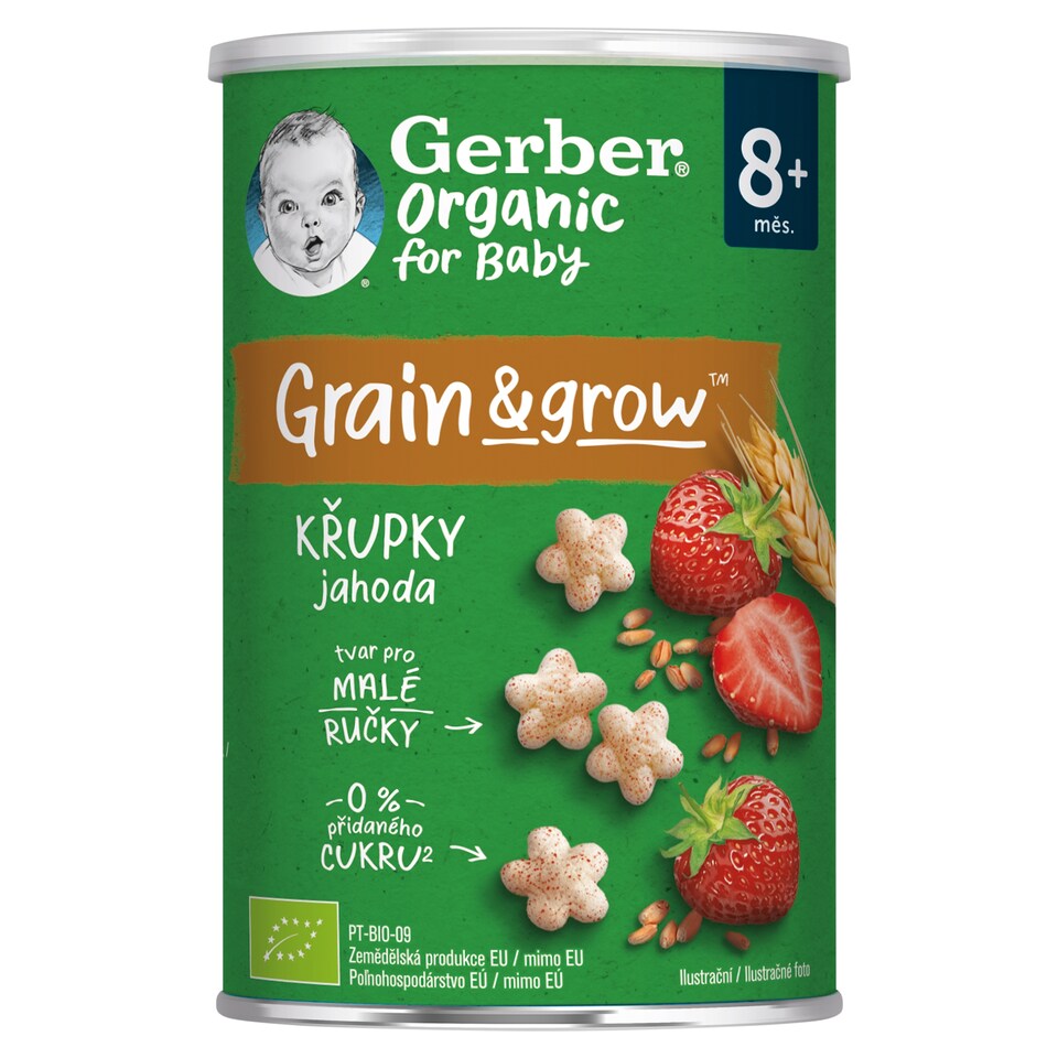 Obrázek 1 pro produkt GERBER Organic křupky jahodové 35g