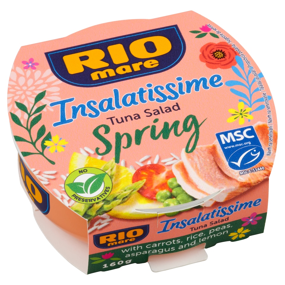 obrázok 1 z Rio Mare Insalatissime Hotový pokrm zo zeleniny, tuniaka a ryže 160 g