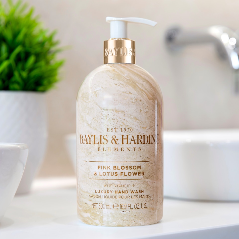 image 1 of Baylis & Harding Pink Blossom & Lotus Flower Hand Wash 500Ml