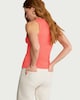image 2 of F&F Cotton Rich Ribbed Racerback Vest in Coral