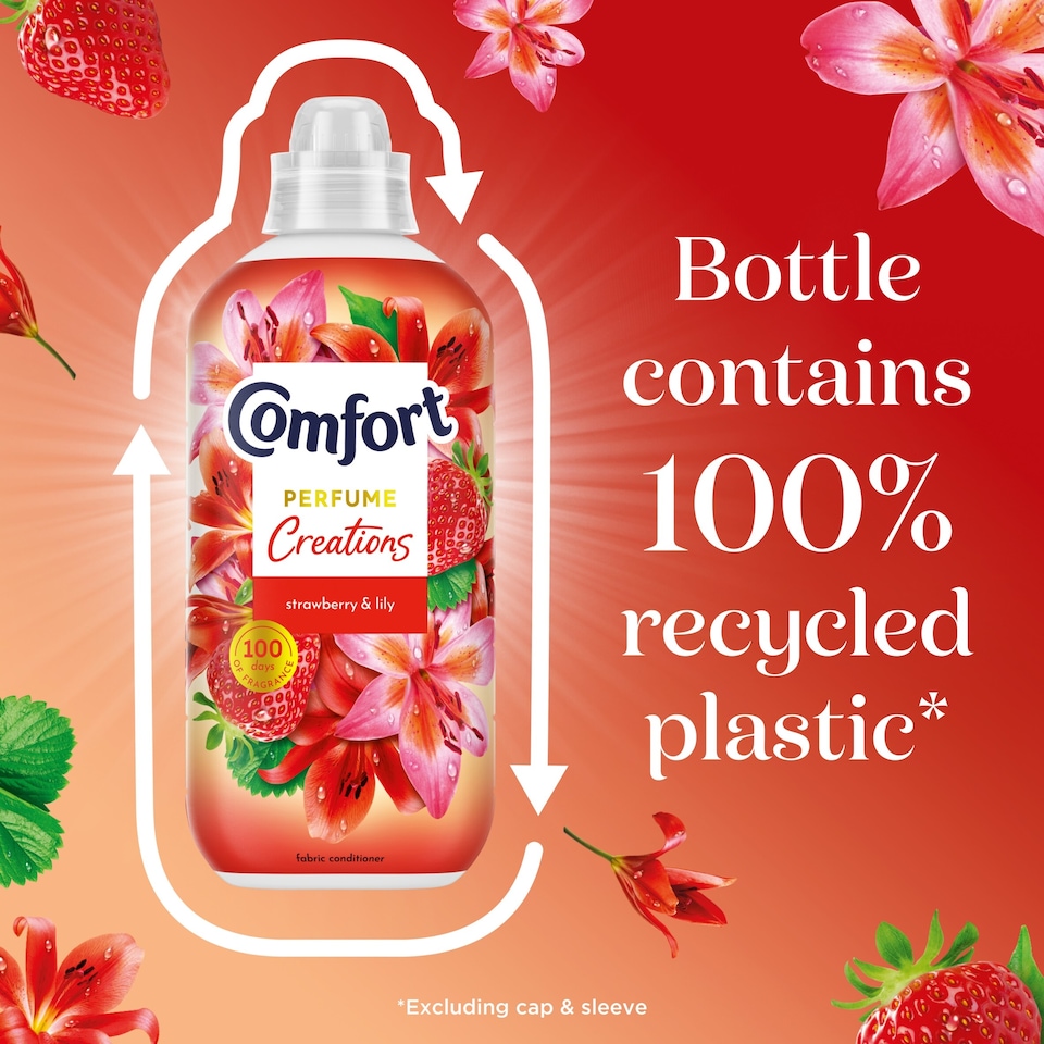 image 1 of Comfort Creations Strawberry & Lily Fabric Conditioner 48W 1440ml