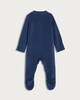 image 4 of Disney Mickey Mouse & Friends Velour Sleepsuit in Navy