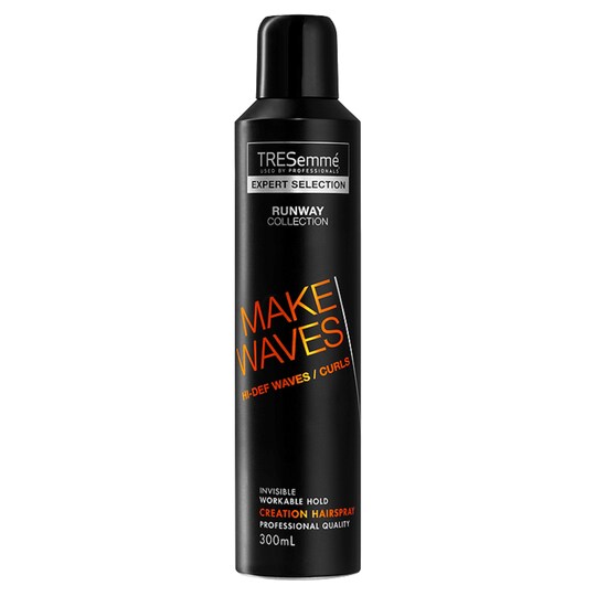 Tresemme Runway Collection Waves Hair Spray 300Ml Tesco Groceries