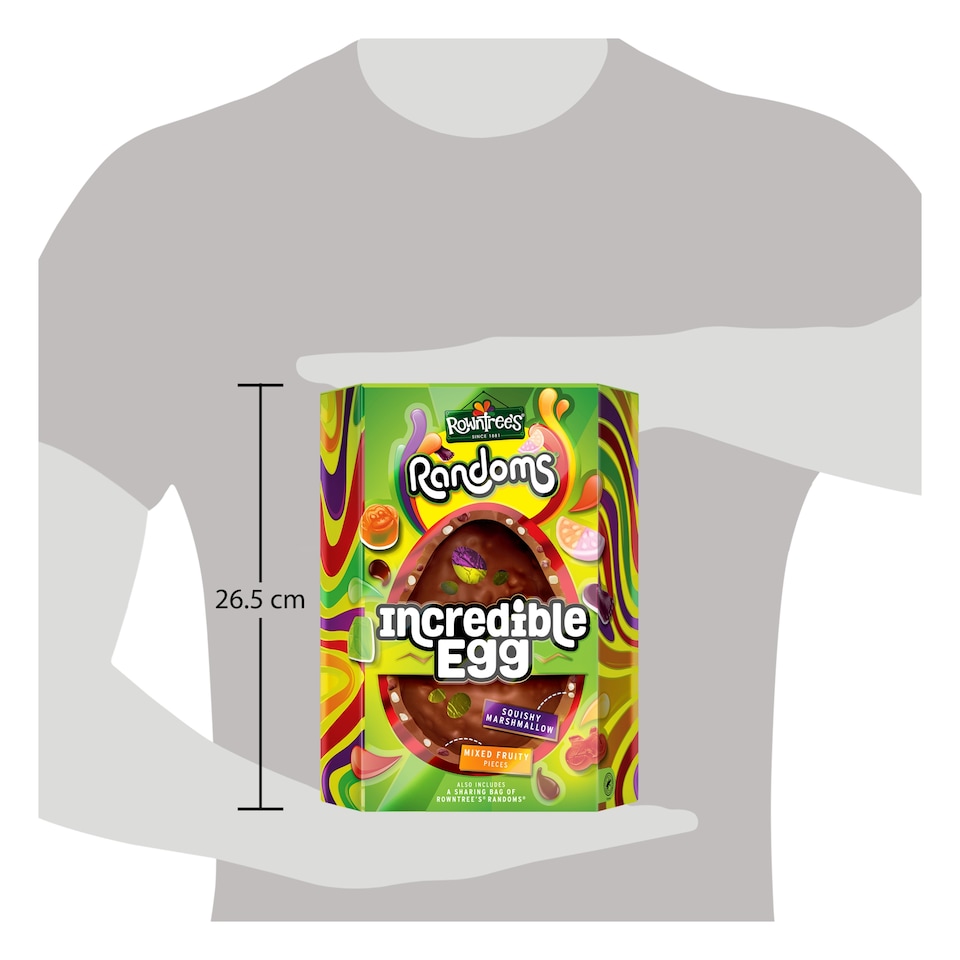 image 1 of Rowntree’s Randoms Incredible Easter Egg 380g