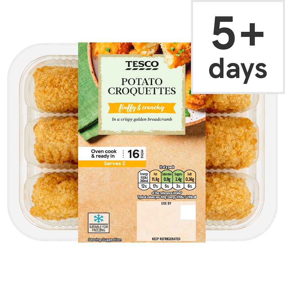 Tesco Potato Croquettes 220g 