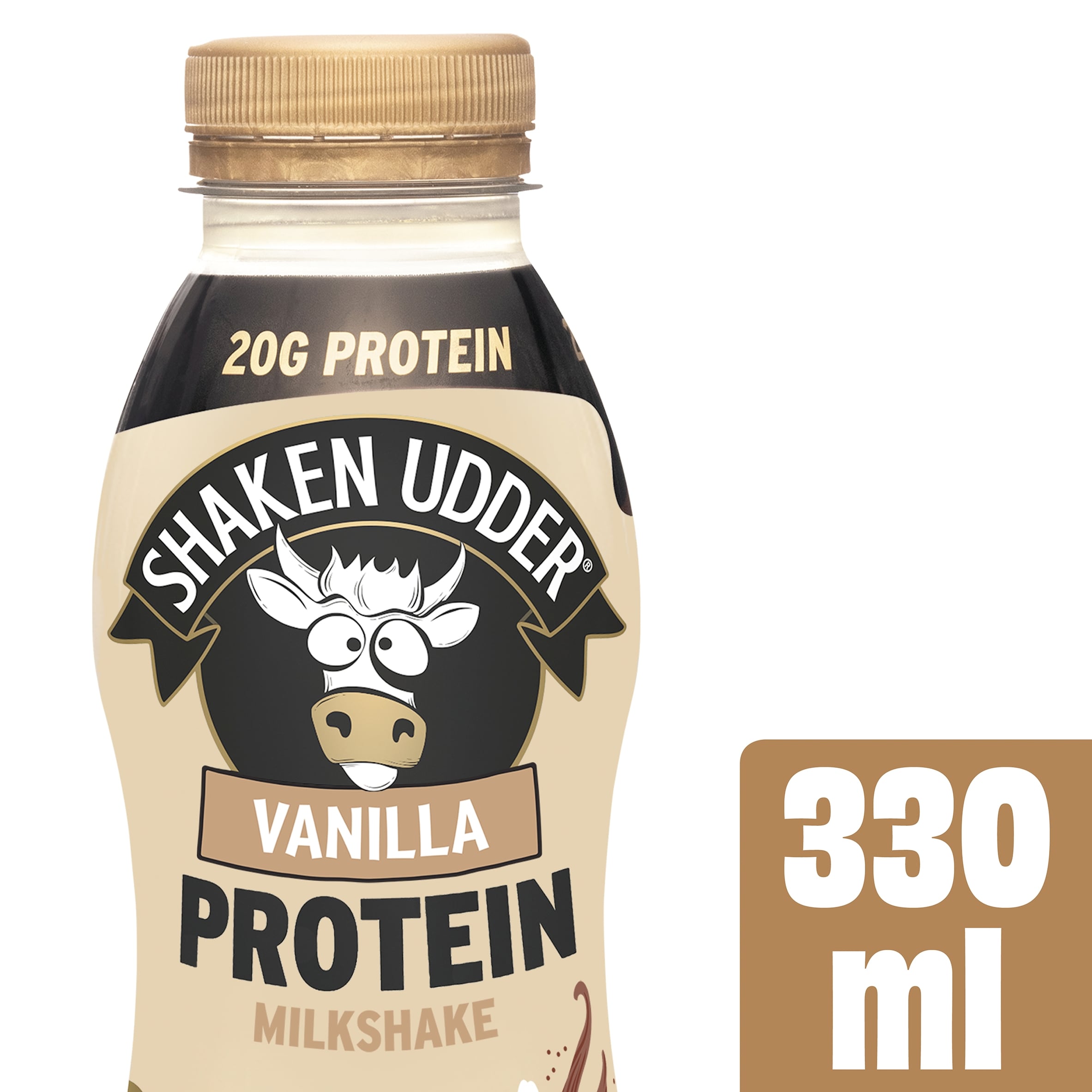 Shaken Udder Vanilla Protein Milkshake 330ml