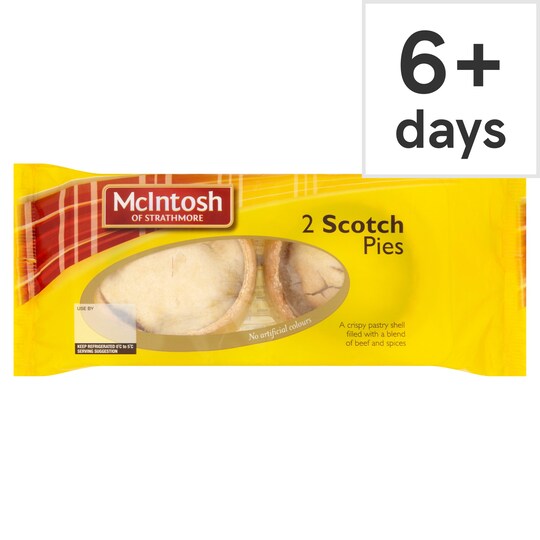 Mcintosh Scotch Pies 2 Pack Tesco Groceries