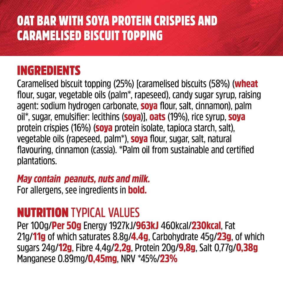image 1 of Trek Protein Flapjacks with Lotus Biscoff 3x50g