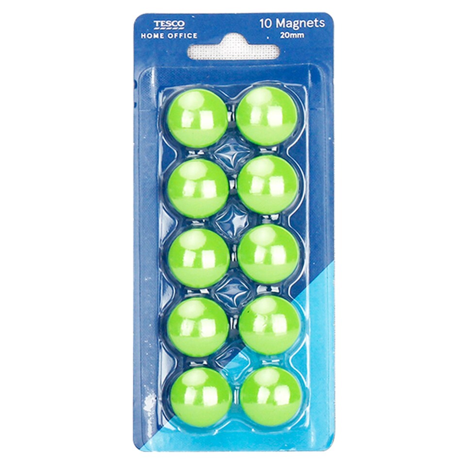 Obrázek 1 pro produkt Tesco Home Office Barevné magnety 20 mm 10 ks