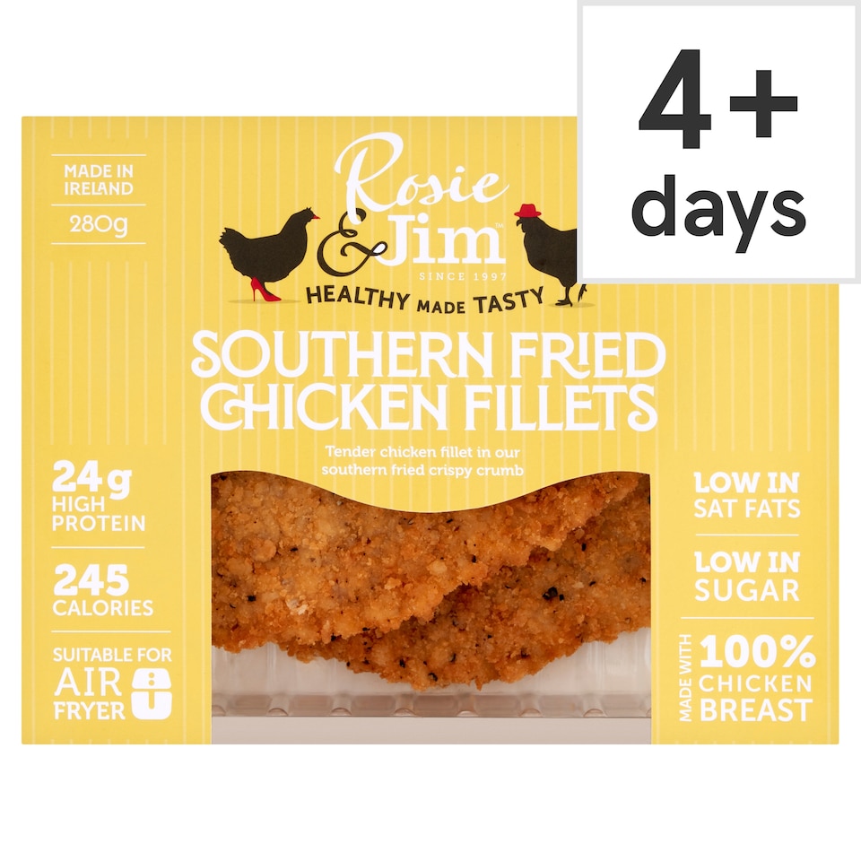 Rosie & Jim Southern Fried Fillets 280G