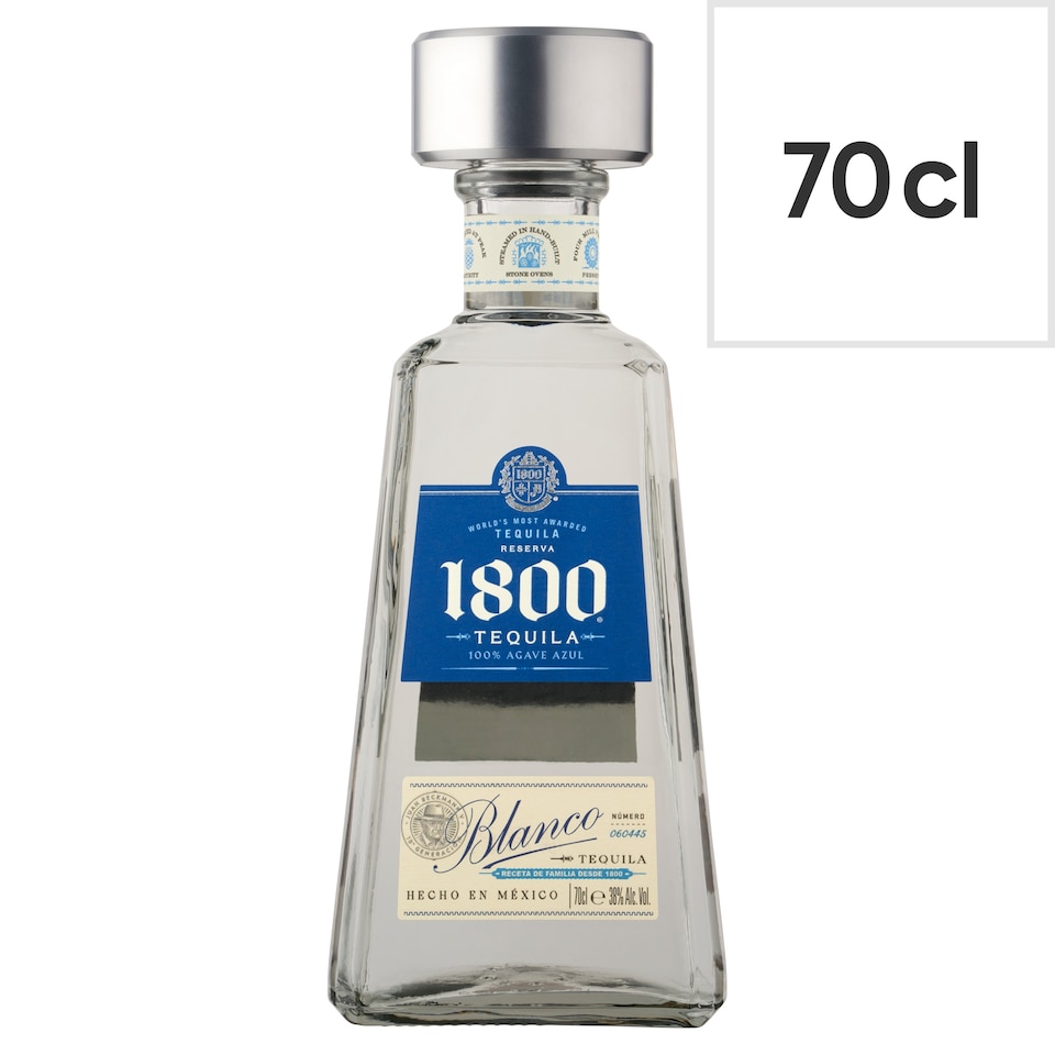 image 1 of 1800 Reserva Silver Tequila 70cl