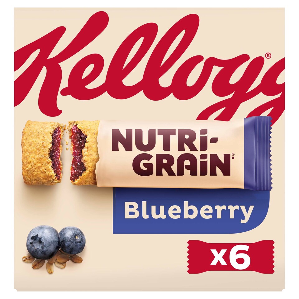 image 1 of Kellogg's Nutri-Grain Blueberry Snack Bars 6x37g