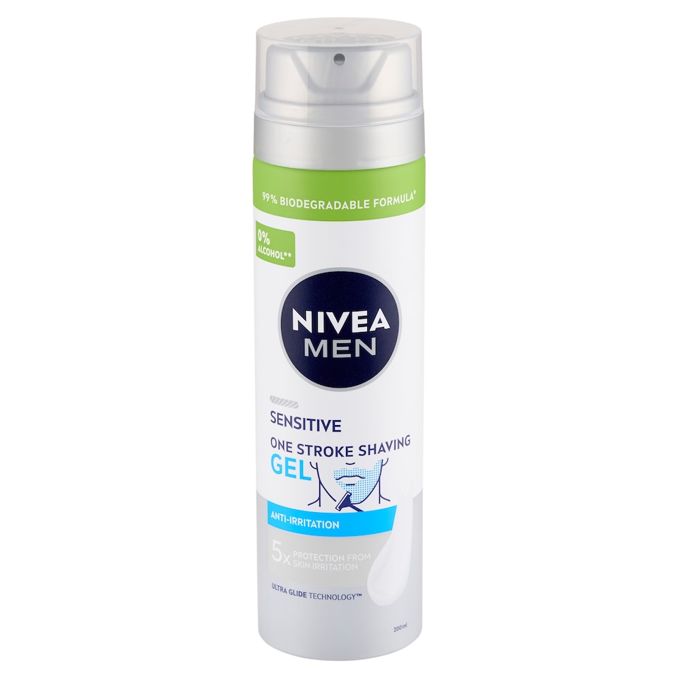 NIVEA MEN Sensitive 3-Day Beard borotvagél 200 ml  1. kép