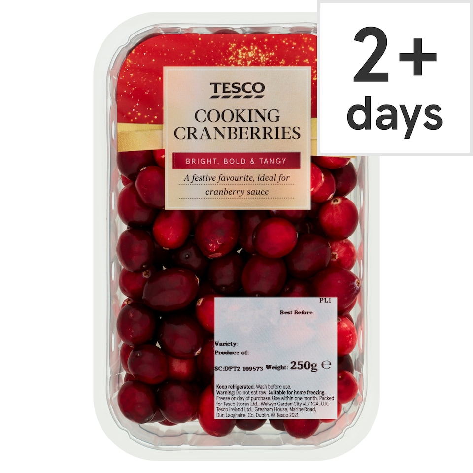 image 1 of Tesco Cranberries 250G