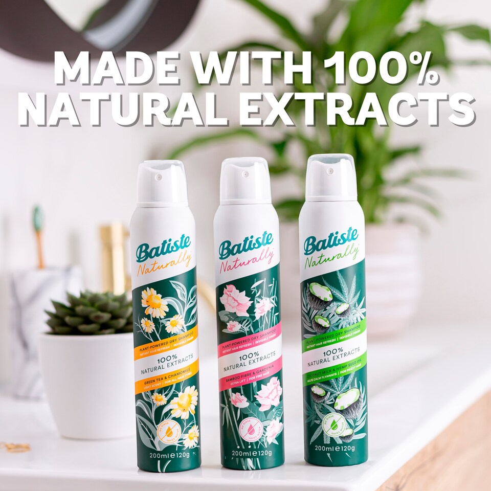 image 1 of Batiste Dry Shampoo Coconut Milk & Hemp Oil 200Ml