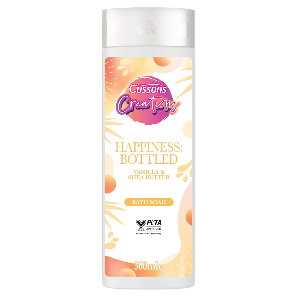 Cussons Creations Happiness Bottled Bath Soak 500Ml