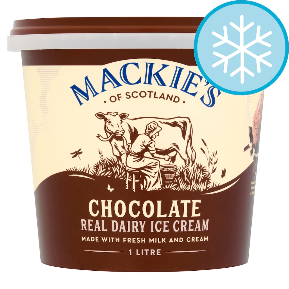Mackie's Chocolate Ice Cream 1 Litre (L)