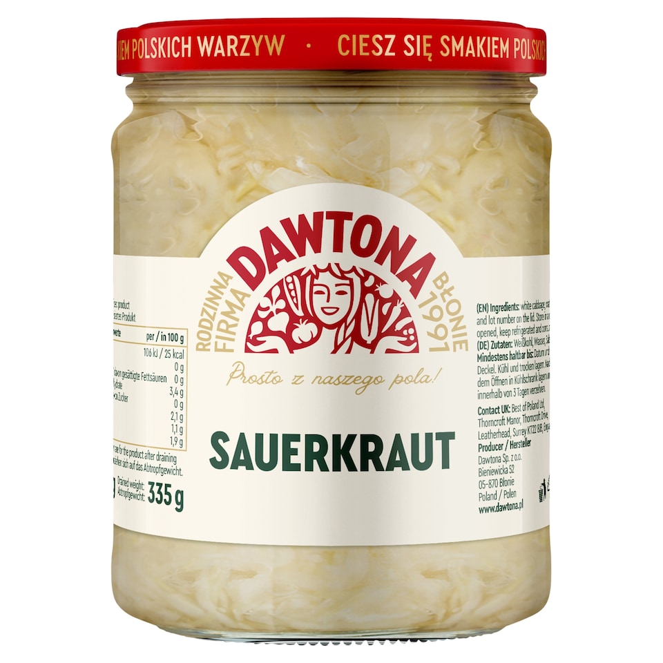 Dawtona Sauerkraut 500G