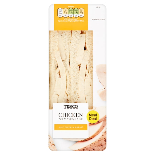 Tesco Just Chicken Sandwich Tesco Groceries