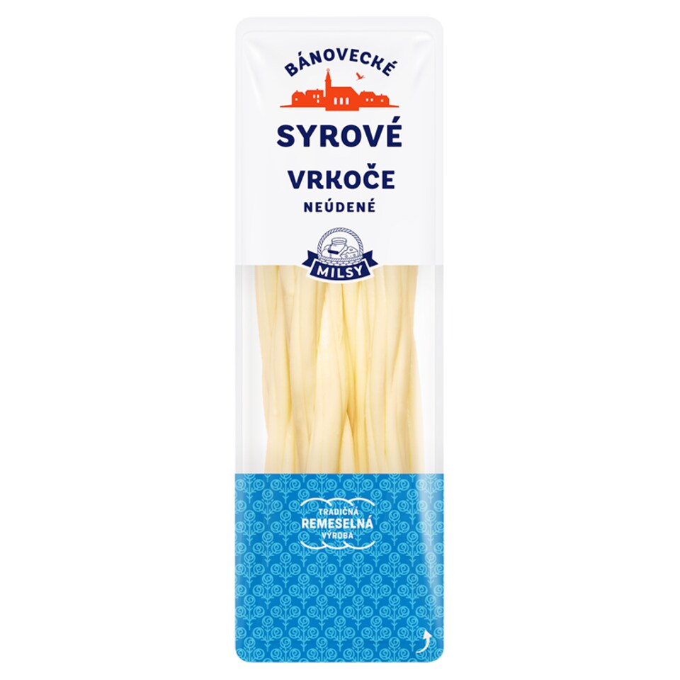 Milsy Sýrové vrkoče neuzené 80g