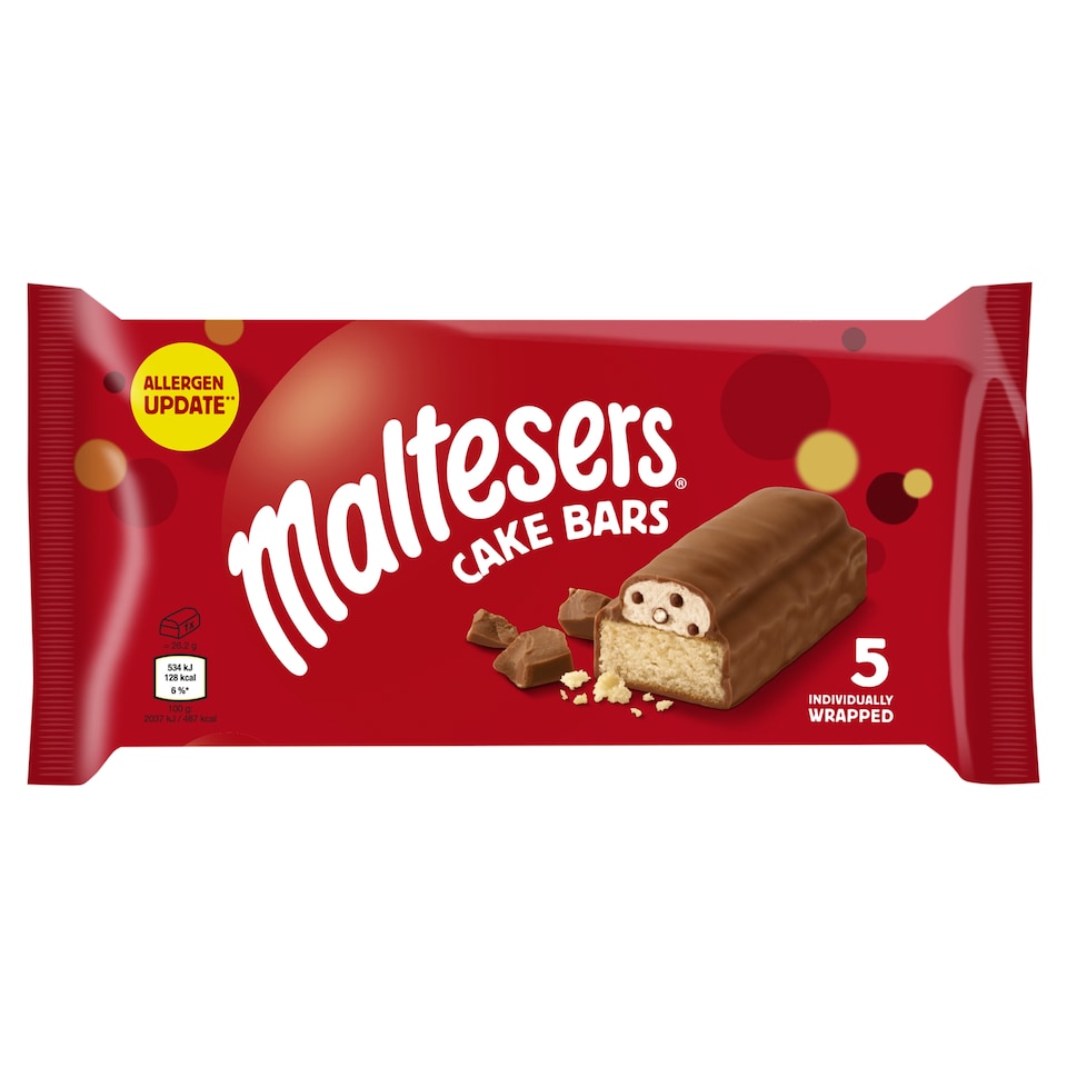 Mars Maltesers Cake Bars 5 Pack