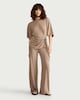 image 2 of F&F Wide Leg Co-ord Trousers in Mink