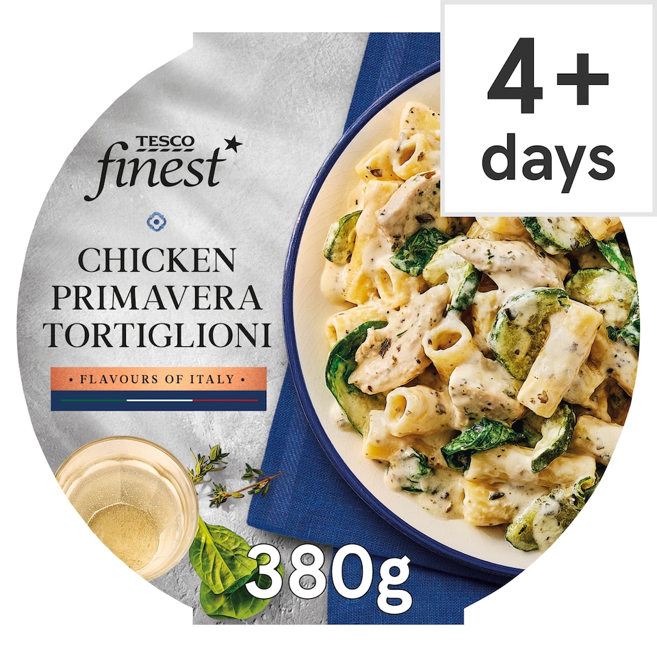 Tesco Finest Chicken Primavera Tortiglioni 380g