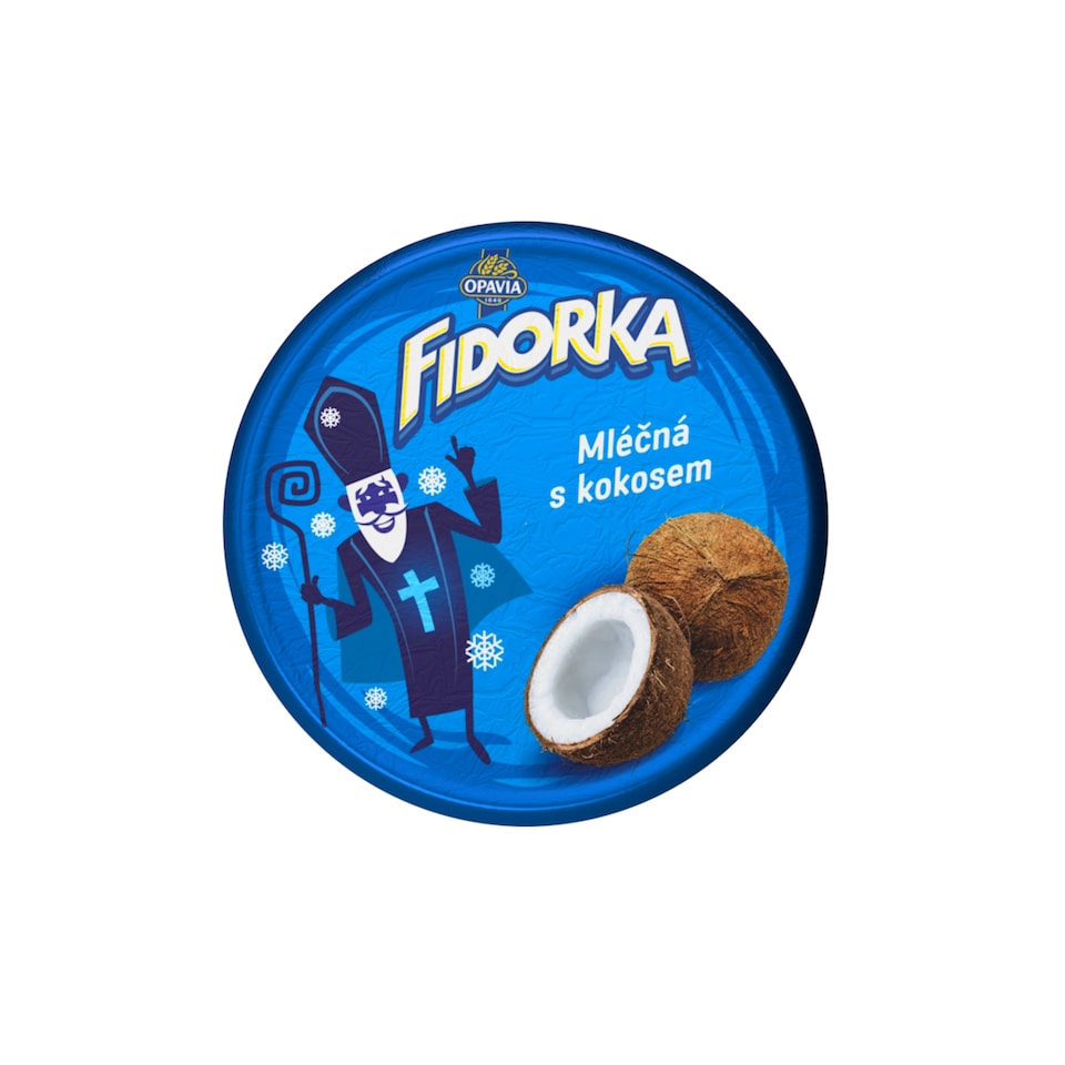 image 1 of Opavia Fidorka Wafer with Coconut Filling Dipped in Milk Chocolate 30g