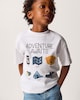 image 2 of F&F Boys Pure Cotton Adventure T-Shirt in White