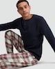 image 2 of F&F Pure Cotton Henley Top and Trousers Pyjamas in Multi