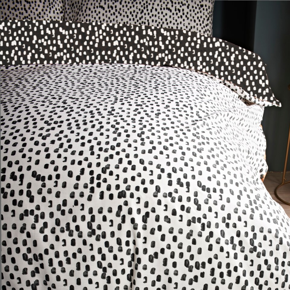 image 1 of Cosmoliving Polka Dot Duvet Set Kingsize