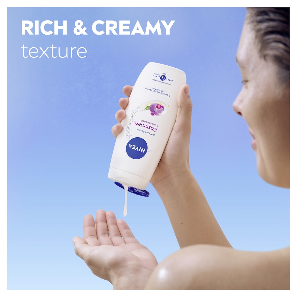 image 1 of NIVEA Cashmere & Cotton Seed Oil Shower Cream 250ml