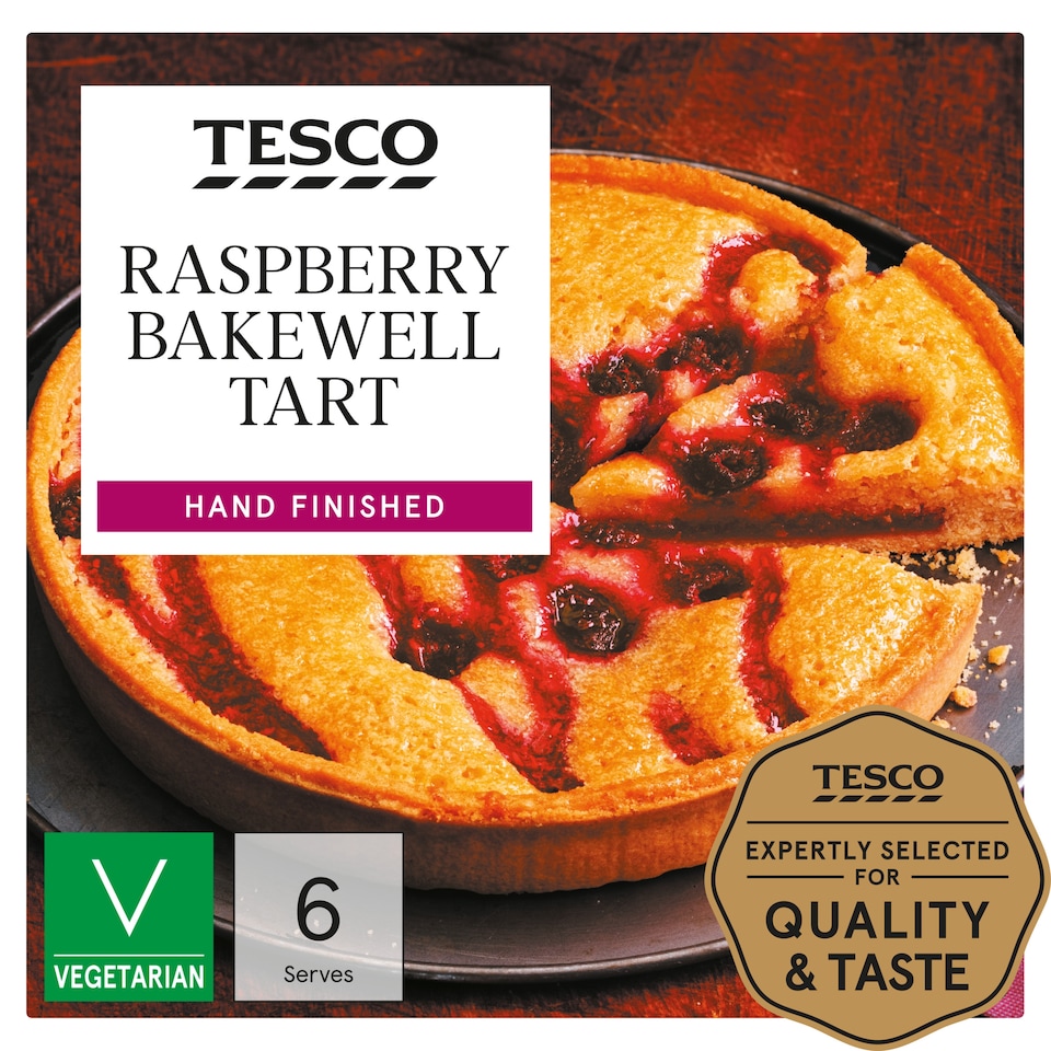 Tesco Raspberry Bakewell Tart 380G