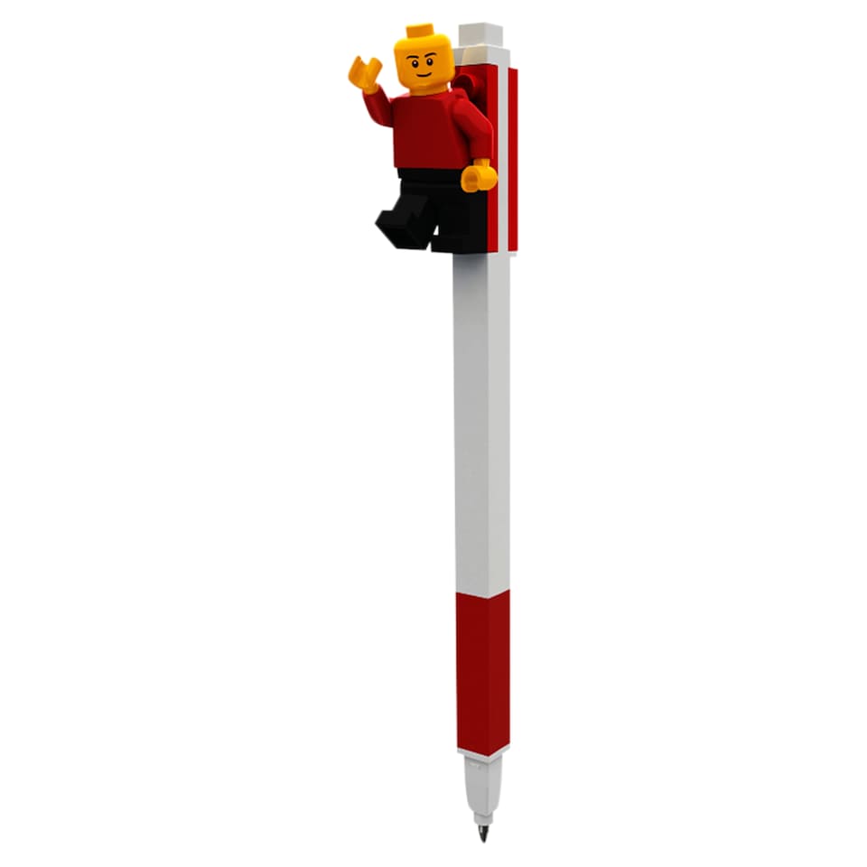 LEGO piros zselés toll minifigurával M  1. kép
