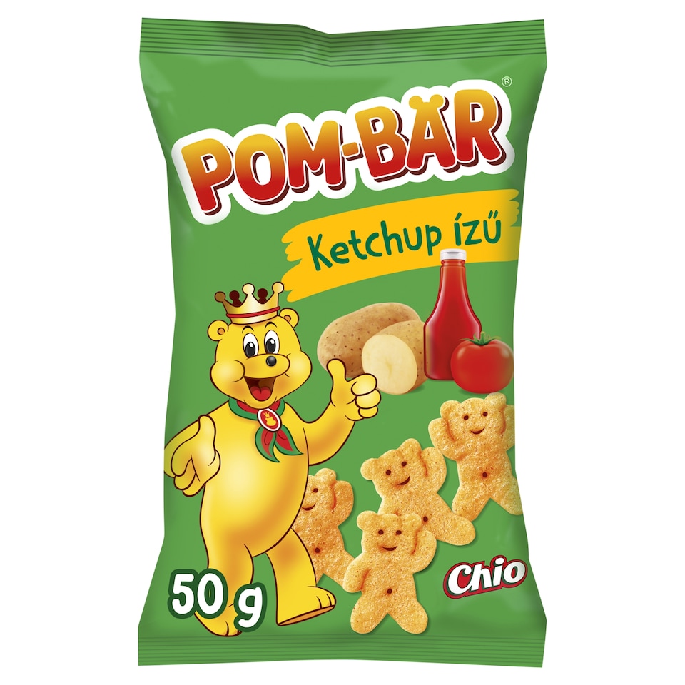 Pom-Bär ketchup ízű burgonyasnack 50 g