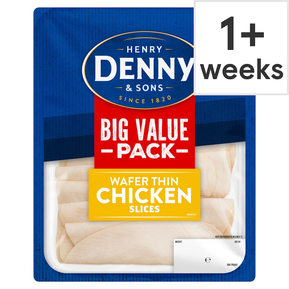 Denny Big Value Pack Wafer Thin Chicken Slices 200g