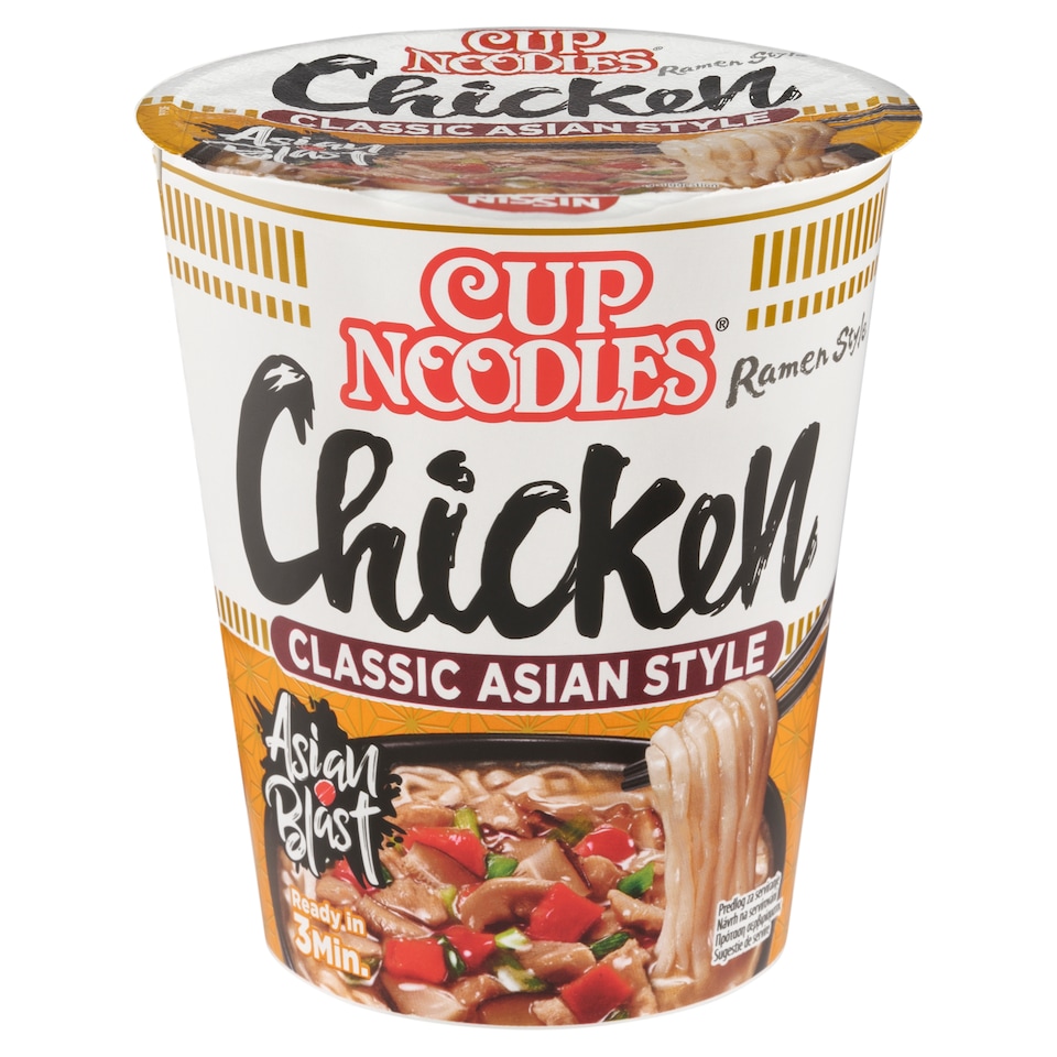 Obrázek 1 pro produkt Cup Noodles Instantní nudlová polévka s kuřecí příchutí v asijském stylu 63g