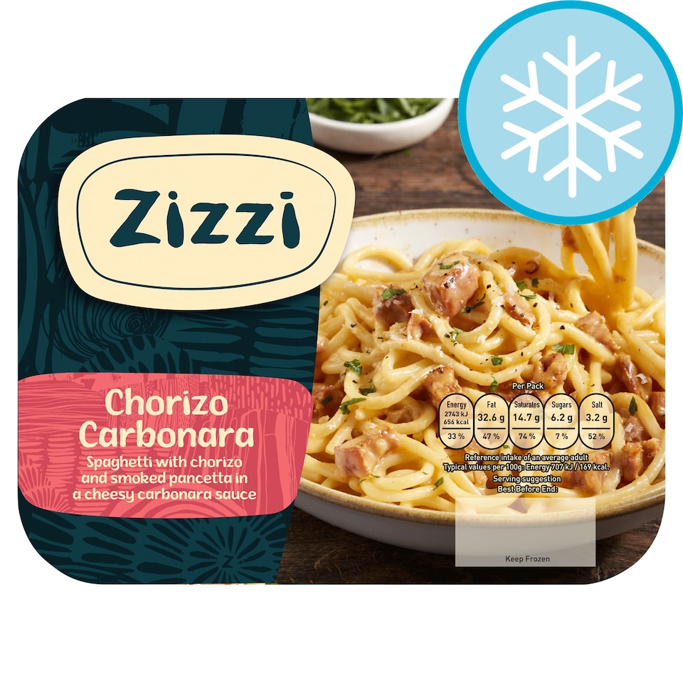 image 1 of Zizzi Chorizo Carbonara 400G