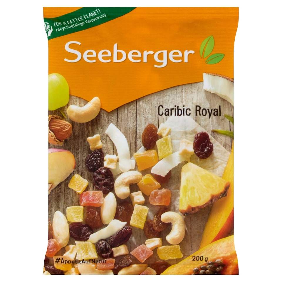 Seeberger Caribic Royal Mix of Dried Fruits and Nuts 200 g