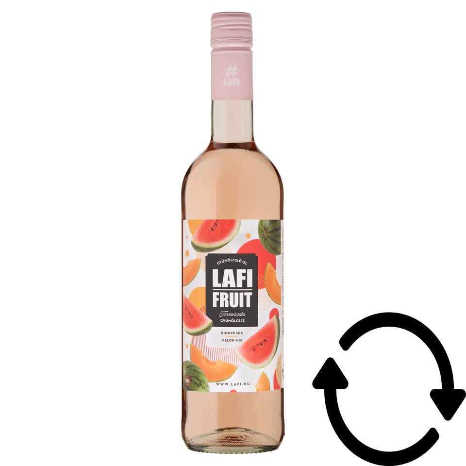 Lafi Fruit sárgadinnye-görögdinnye ízesített boralapú koktél 8% 0,75 l 1. kép