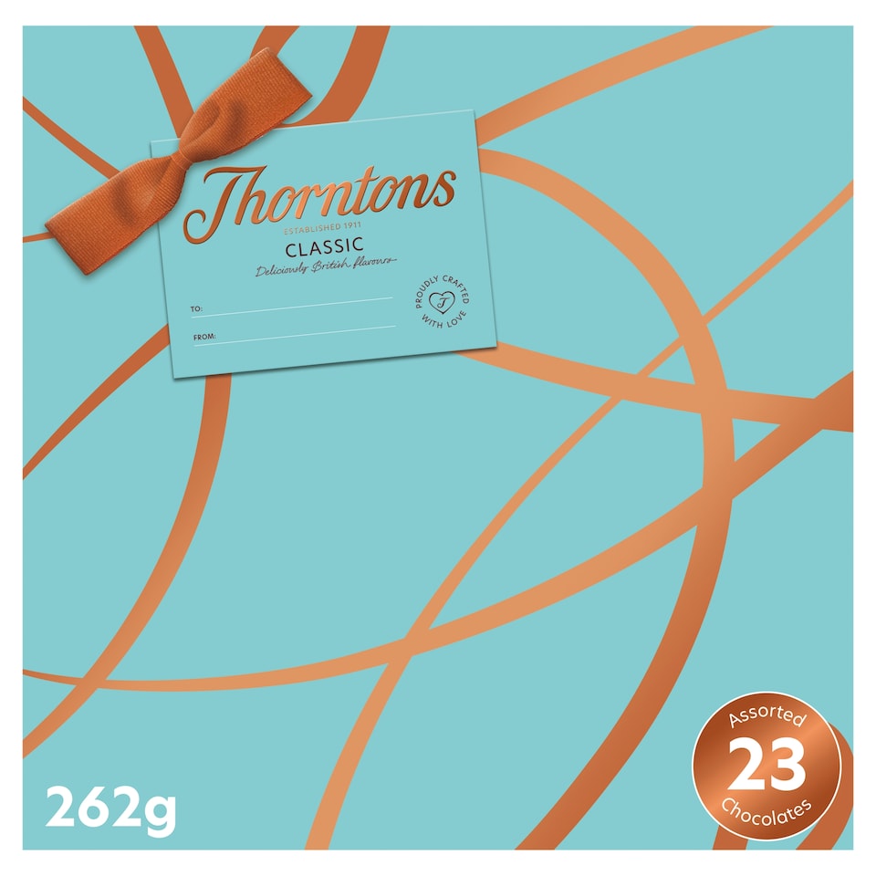 Thorntons Classic Collection Milk White Dark Chocolate 262G