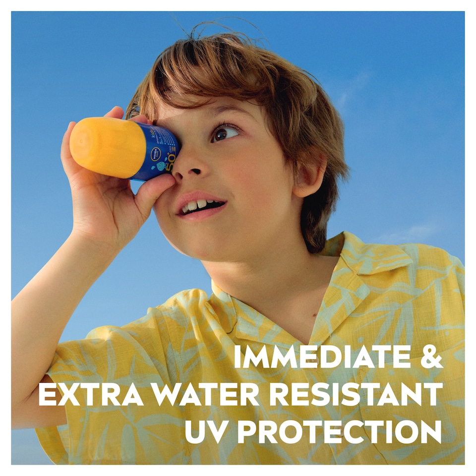 image 1 of NIVEA SUN Kids Protect & Care Sun Cream Roll-On SPF50+ 50ml