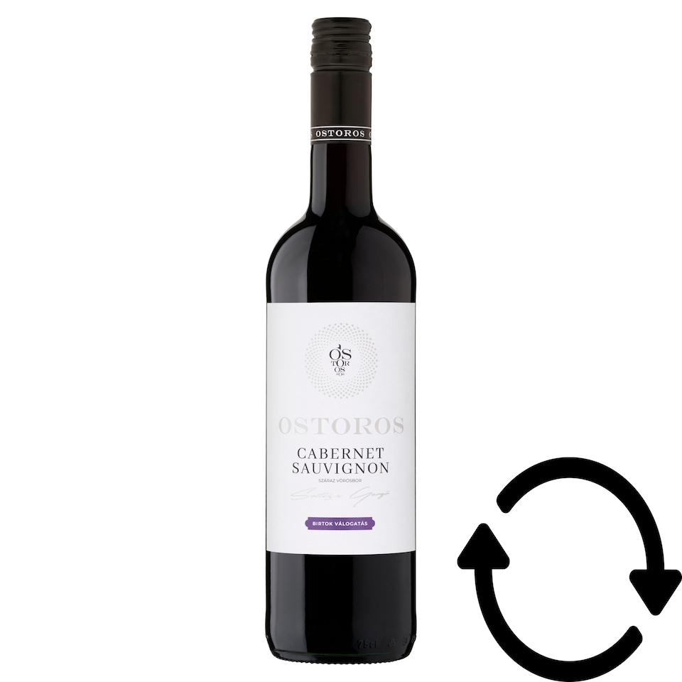 image 1 of Ostorosbor Cabernet Sauvignon Dry Red Wine 12,5% 750 ml