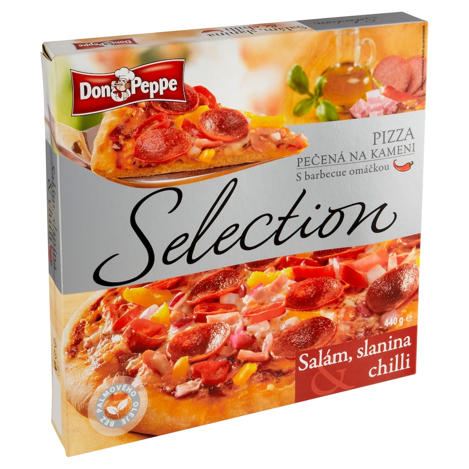 obrázok 1 z Don Peppe Selection Pizza saláma, slanina & chilli 440 g