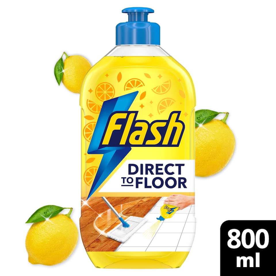 image 1 of Flash Direct To Floor Fresh Lemon Zest 800ml