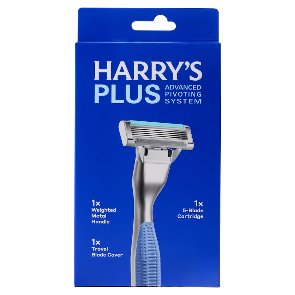 image 1 of Harry's Plus Razor and 5 Blade Tide Set