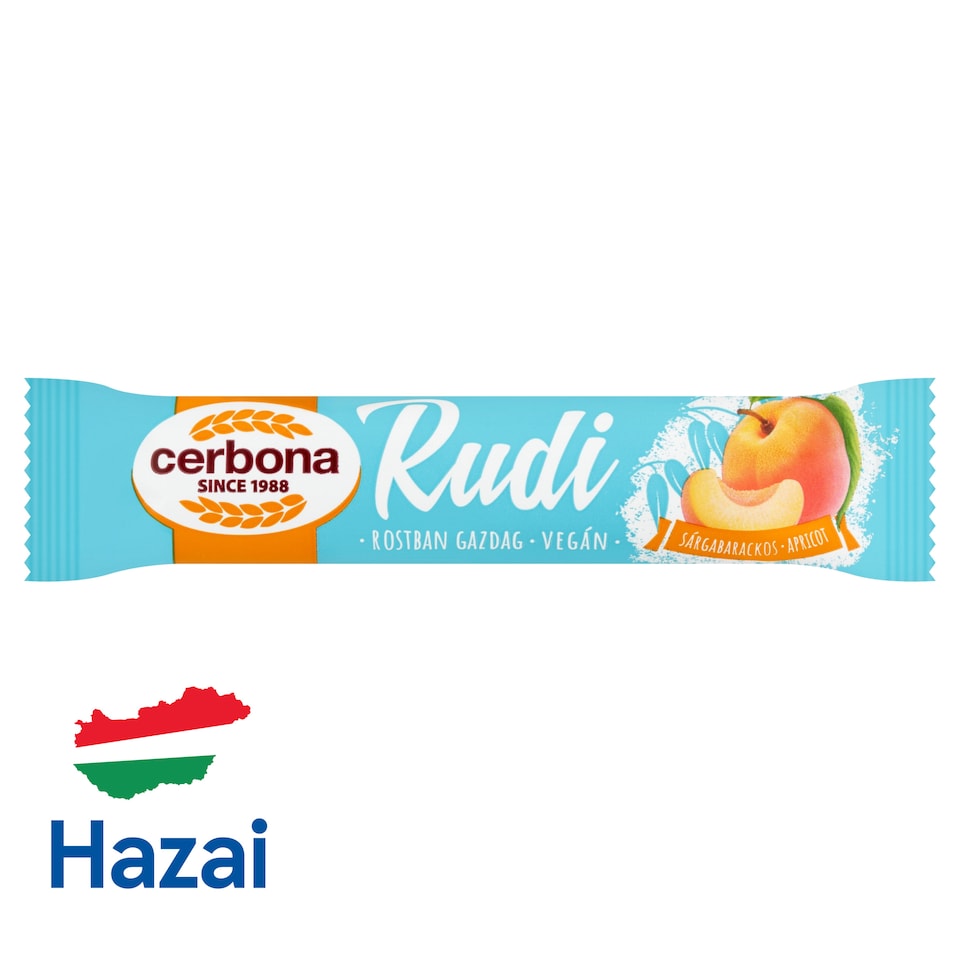 Cerbona Rudi zabrúd sárgabarackos töltelékkel, kakaós bevonattal 30 g  1. kép