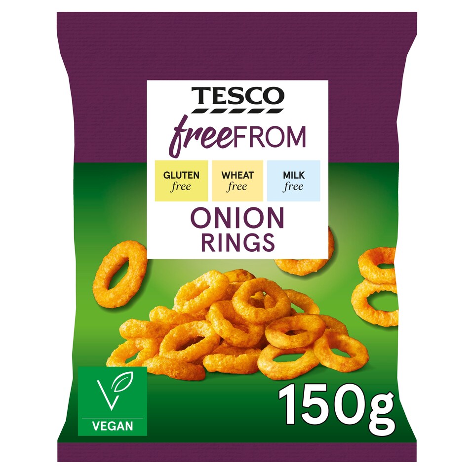 Tesco Free From Onion Maize Snack Rings 150g